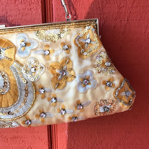 DONATING 8/1! | New York & Co. | gold clutch purse - Picture 3 of 8